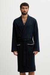 BOSS pamut köntös - sötétkék M