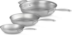 Le Creuset Set tigăi 3-ply, 20 cm + 24 cm + 28 cm, 3 buc (53816000010000)