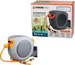 Strend Pro Tömlődob Strend Pro Premium, falra szerelhető, automatikus 1/2", kerti tömlővel L-20+2 m
