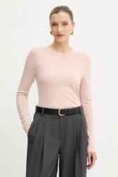 HUGO BOSS gyapjú pulóver könnyű, rózsaszín, 50544987 - rózsaszín XS
