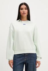 HUGO Blue pamut melegítőfelső fehér, nyomott mintás, 50534344 - zöld S - answear - 26 390 Ft