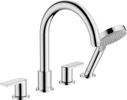 Hansgrohe Vernis Shape, fürdőcsaptelep, 4 lyukú beépítés, króm, 71459000 (HAN-71459000)