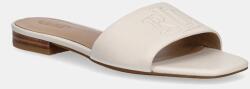 Lauren Ralph Lauren bőr papucs Everley Sld bézs, női, 802959143009 - bézs Női 37