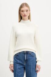 HUGO BOSS gyapjú pulóver bézs, félgarbó nyakú, 50548292 - bézs XS