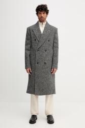 Tommy Hilfiger gyapjúkabát fekete, MW0MW40763 - fekete L