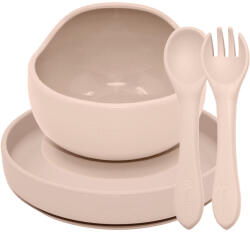PETITEMARS PETITE&MARS Szilikon étkészlet TAKE&MATCH 3 db Desert Sand 6hó+