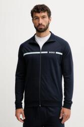 HUGO BOSS pamut melegítőfelső sötétkék, nyomott mintás, 50550561 - sötétkék L