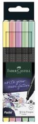 Faber-Castell Tűfilc FABER CASTELL Grip pasztell 0, 4mm 5 db/készlet (151602) - mystock