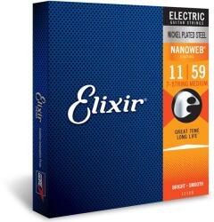 Elixir NanoWeb (12106) 11-59 Heavy elektromos húrkészlet 7 húros gitárra
