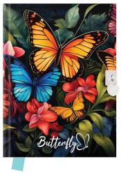 Junior Emlékkönyv JUNIOR Butterfly szív alakú lakattal (DBL36-D24/DBL36-H24) - mystock