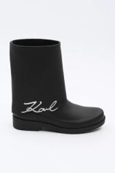 Karl Lagerfeld gumicsizma KALOSH fekete, női, KL47064 - fekete Női 38