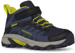 Merrell Gyerek outdoor cipő Merrell MOAB SPEED 2 MID A/C WP K kék MK267543 - EUR 35 | UK 3 | US 4