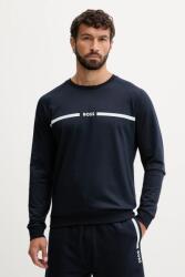 HUGO BOSS pamut pulóver otthoni viseletre - sötétkék XL