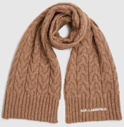 Karl Lagerfeld sál gyapjú keverékből - bézs Univerzális méret