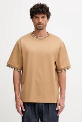 BOSS pamut póló - zöld L - answear - 37 990 Ft