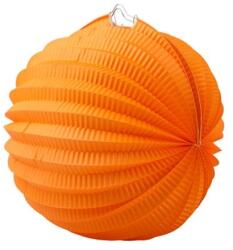  Lampion, kerek, 22 cm, narancs (1018014007-17)