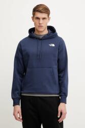 The North Face felső Simple Dome sötétkék, férfi, nyomott mintás, kapucnis, NF0A89FC8K21 - sötétkék M