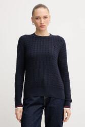 Tommy Hilfiger pamut pulóver könnyű, bézs, WW0WW44993 - sötétkék XL