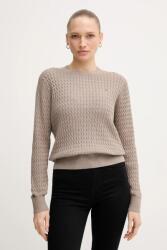 Tommy Hilfiger pamut pulóver - bézs S - answear - 45 490 Ft