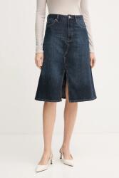 Tommy Hilfiger farmer szoknya sötétkék, midi, harang alakú, WW0WW46776 - sötétkék 38