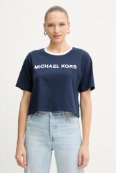 MICHAEL Michael Kors pamut póló - sötétkék XS
