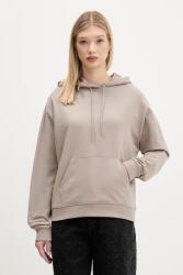 HUGO BOSS pamut melegítőfelső fehér, nyomott mintás, kapucnis, 50522423 - bézs XS