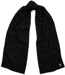 Ralph Lauren gyapjú sál - fekete Univerzális méret
