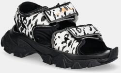 adidas by Stella McCartney szandál Hika Sandal Canvas AOP - fekete Női 37