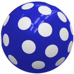  Pöttyös gumilabda 40 cm - kék