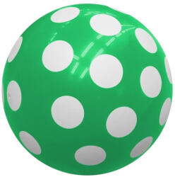  Pöttyös gumilabda 40 cm - zöld