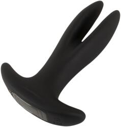 ANOS - kétágú anál vibrátor (fekete) - shop
