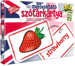  Szótárkártya Angol kezdőknek, 3 játék 1 csomagban - aprojatek