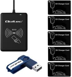 Qoltec EV Hotel Rendszer | EV Kártyaprogramozó + Szoftver + 5 EV Kártya (52428)