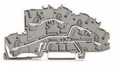 WAGO Átmenő sorkapocs N/L/PE TS35 3-szintes 32A 0.75-2.5mm2 szürke rugószorításos rugószorításos WAGO - 2003-7646