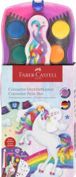 Faber-Castell Vízfesték Készlet 12 Darab/Készlet 1 Tubus Ajándék Fehér Temperával és Matricákkal Unikornis (FC125035)