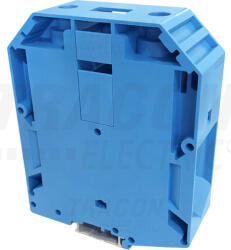 TRACON TSKA240-K Nullavezető ipari sorozatkapocs, csavaros, sínre, kék (TSKA240-K)