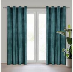 EUROFIRANY Melanie bársony sötétítő függöny Sötétkék 140x250 cm