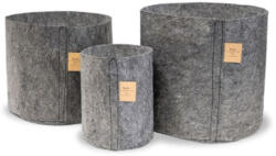 Root Pouch Charcoal textilcserép 12 l