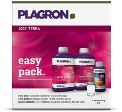 Plagron Easy Pack Terra 550 ml, tápanyag szett