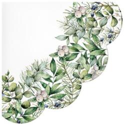 PAW Winter Greenery kör papírszalvéta 32 cm, 12db-os