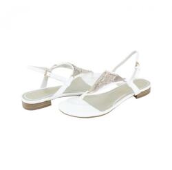 Marco Tozzi Sandale dama, alb, casual, din piele ecologica, cu toc, Marco Tozzi 2-28121-24-Alb (Marime: 41) (2-28121-24-Alb-41)