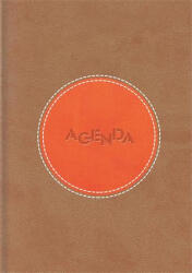 Dayliner Naptár, tervező, A5, napi, DAYLINER "Central", barna-narancs (NCEA5BNU) - kreativjatek