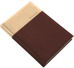 Realsystem Határidőnapló Lux A/5, napi fehér lapokkal barna Realsystem 2026 (36608) - irodaszerpiac