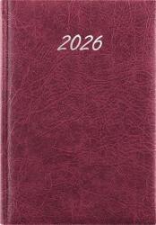 Dayliner Naptár, tervező, A5, napi, DAYLINER, "Rebel", bordó (NRA5BOU) - kreativjatek