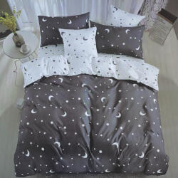 idealisotthon Hold és csillagok 7 részes kétoldalas ágyneműhuzat - sötétszürke (IO-SY-BL-FYX-7-DGY)