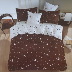 idealisotthon Hold és csillagok 7 részes kétoldalas ágyneműhuzat - kávé (IO-SY-BL-FYX-7-COF)
