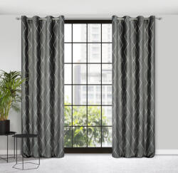 Takoy Draperie MARGO PIERRE CARDIN din catifea franceză decorată cu broderie de romburi 140 x 250 cm-HF-389717
