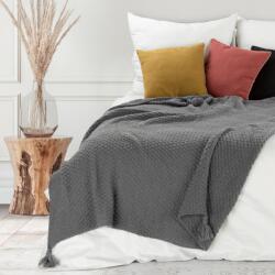 Takoy Pătură PLED 130x170 cm cu o structură vizibilă și ciucuri decorative Patura