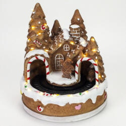  Mézeskalács falu vonattal - világítós (C_0609)