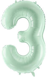  Foil Balloon Number ''3'', 72cm, green (FB230G-3-012)